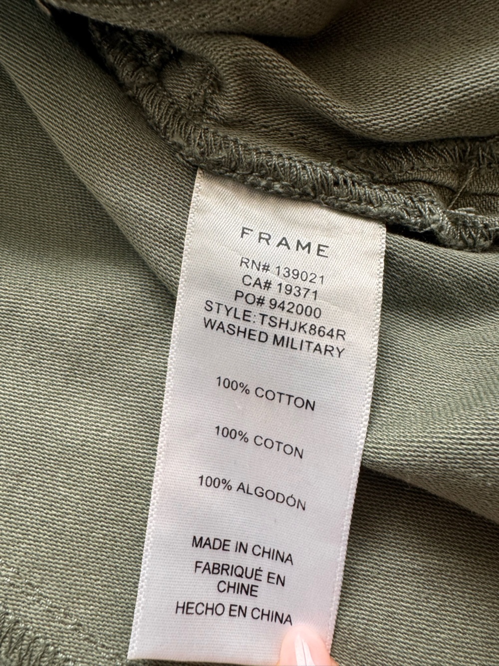 Frame Denim Green Utility Jacket - Picture 8 of 11